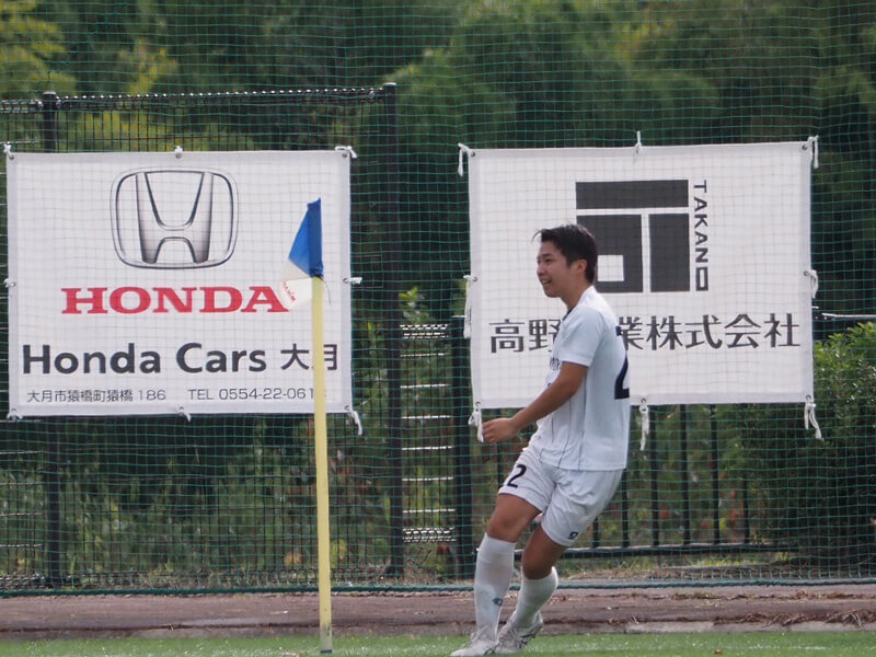 社会人サッカーでの一枚