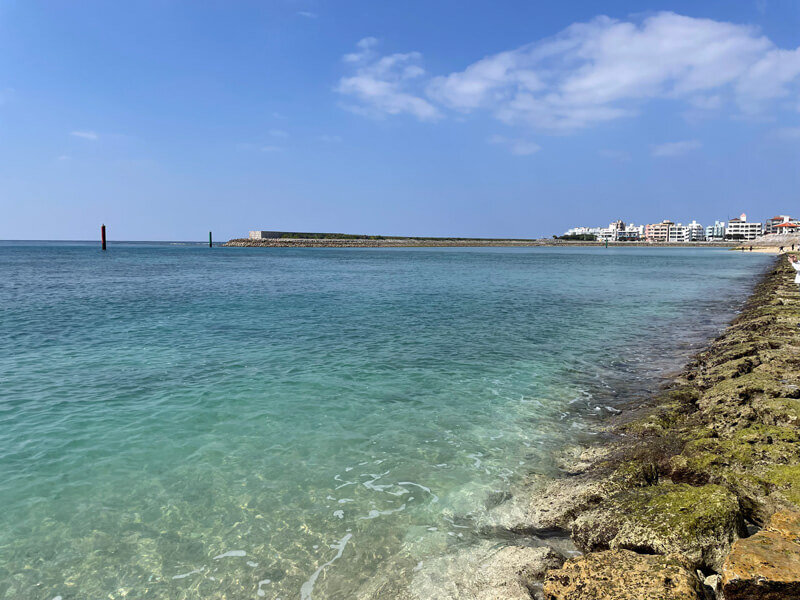 休日に沖縄へ。あまりに綺麗な海！