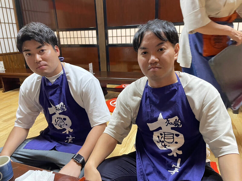 会社の先輩とわんこそば