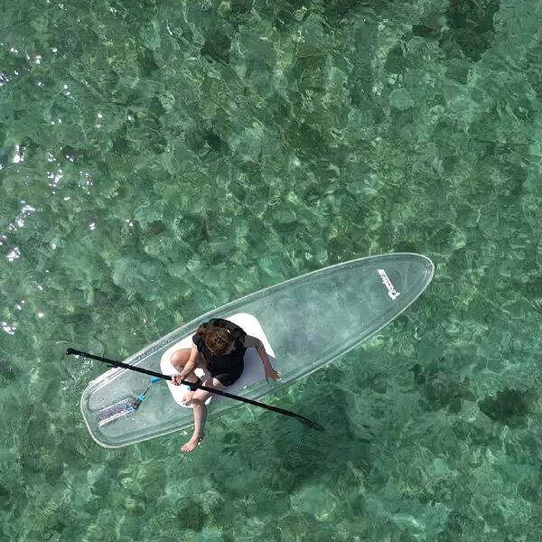 海でSUP