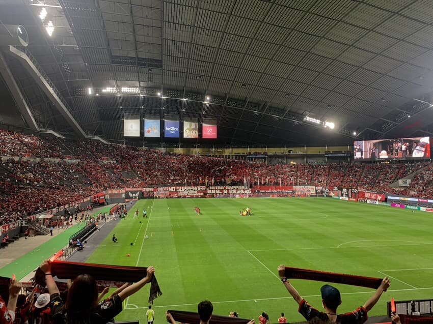 サッカー観戦！