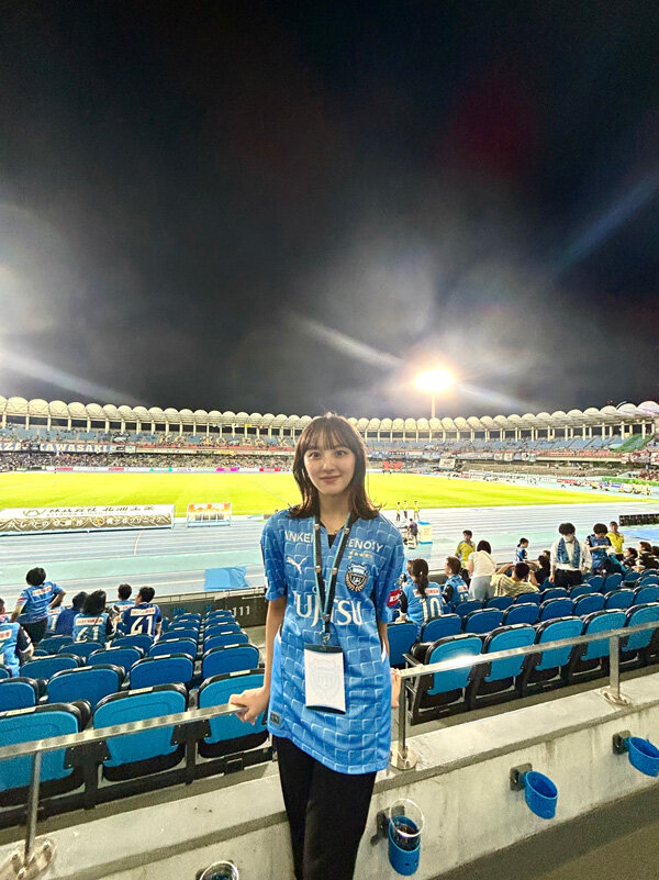 サッカー観戦！
