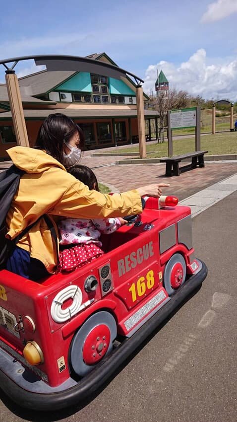休日はこどもたちと