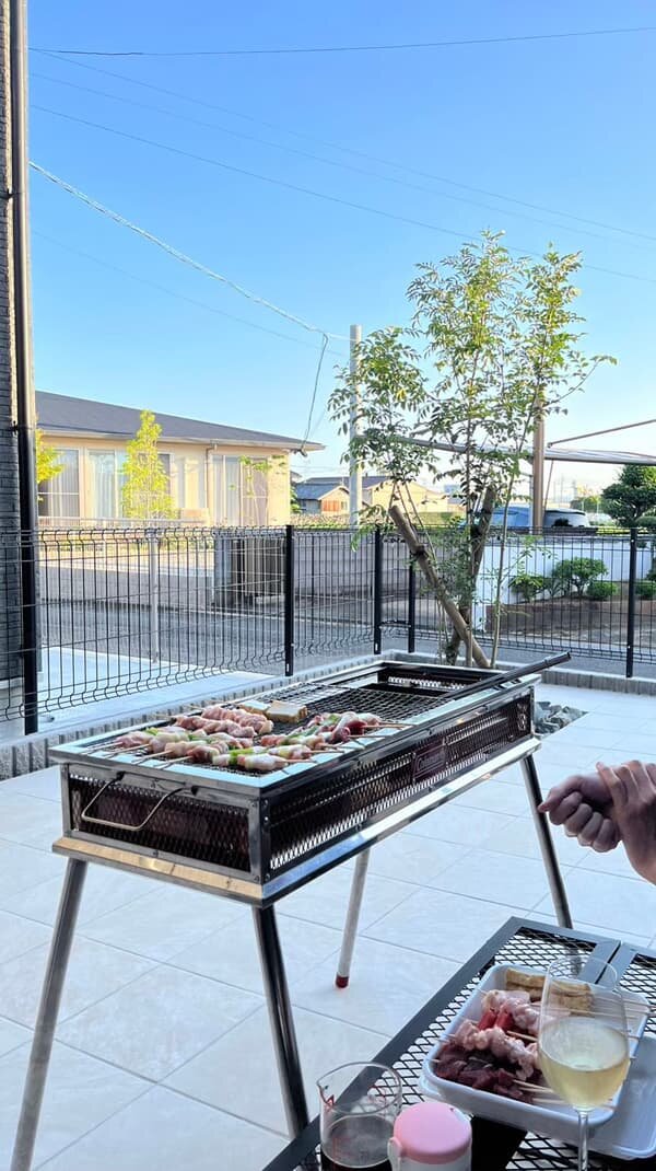 お庭BBQ