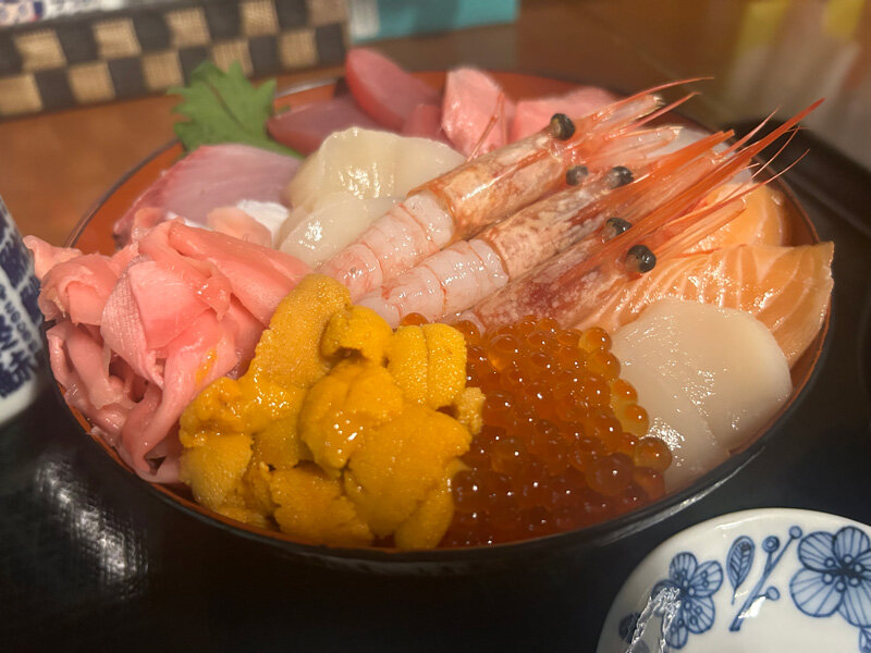 最高の海鮮丼