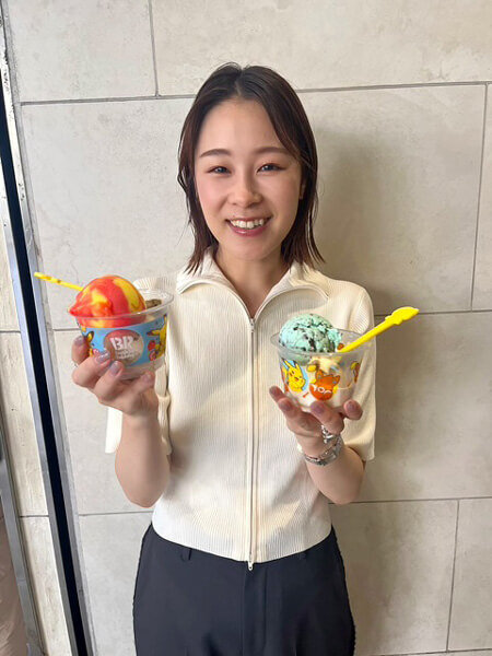 夏は毎日アイスを食べています！