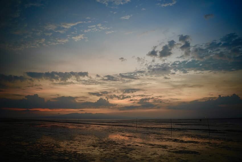 海から見る夕日が好きです！