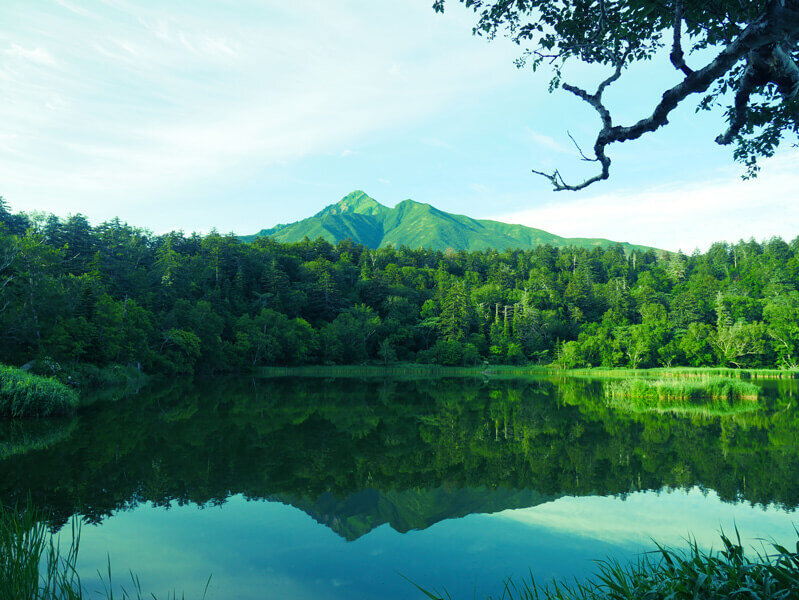 夏休みの思い出　湖